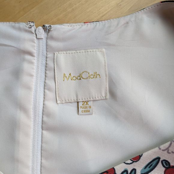 Modcloth Elegant Excellence Floral 1940s Vintage Style Party Dress - Picture 6 of 8